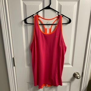 Dri-fit fuchsia Nike tank